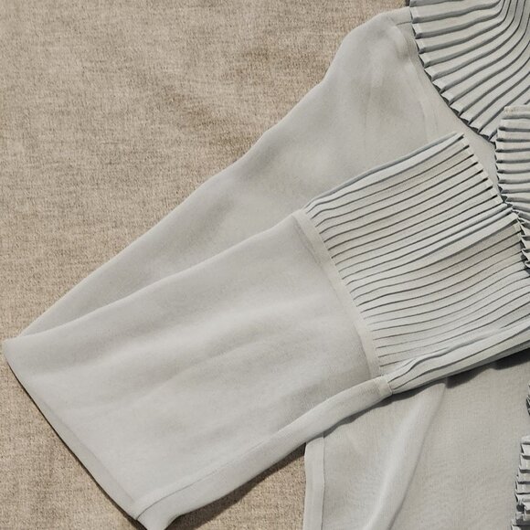 Frilly Blue Blouse - Picture 9 of 9